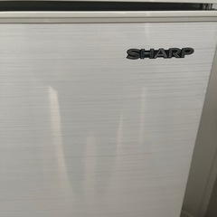 現金も可シャープ2ドア冷蔵庫の画像
