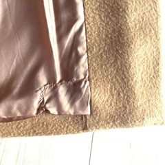 IENA ラムウール　ロングコート　ノーカラーの画像