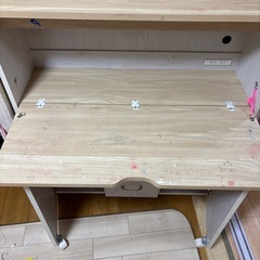 勉強机 収納棚の画像