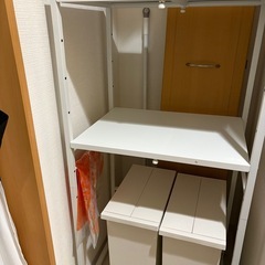 【幅伸縮可･上下調整可】ゴミ箱上ラック の画像