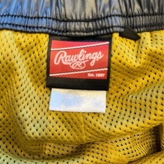 ローリングス 野球 トレーニングウェア（Oサイズ）ブラック パンツ ナイロン Rawlings スポーツパンツ ズボンの画像