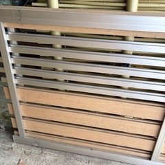 GY1102 YKKAPルシアスフェンスH04型 横板+細横格子 複合色の画像