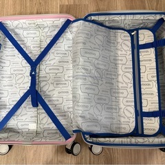 引き渡し予定者決定【美品・拡張機能付き】アウトドアプロダクツ スーツケース 51L/57L ピンクの画像