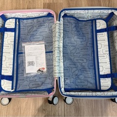 引き渡し予定者決定【美品・拡張機能付き】アウトドアプロダクツ スーツケース 51L/57L ピンクの画像