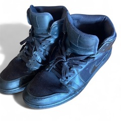 Nike Air Jordan 1 ブラック トリプルブラックの画像