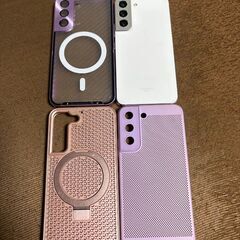 【現在商談中】【訳アリ品】Galaxy S22 ホワイト 256GB/8GB au版SIMフリー SCG13 中古品の画像