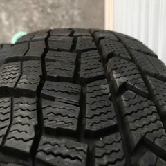 No.146 スタットレスタイヤ155/65/14 4H PCD100 アルミホイール付4本セットの画像