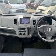 【支払総額8.8万円】激安ワゴンR 車検令和8年6月 機関良好 フルセグTV BTオーディオ ETC 即日納車ok！の画像