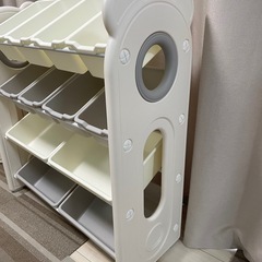 美品　おもちゃ収納ラックの画像