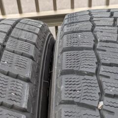 特価品　工賃込み製ダンロップ製冬タイヤ１８５／６５Ｒ１５　４本セットの画像