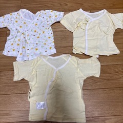新生児　長肌着＆短肌着の画像