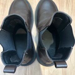 美品⭐︎GU×UNDERCOVER ブラウンレザー サイドゴアブーツ　28㎝の画像