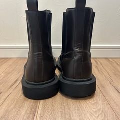 美品⭐︎GU×UNDERCOVER ブラウンレザー サイドゴアブーツ　28㎝の画像