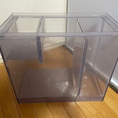 濾過槽付　オーバーフロー水槽　60×30×36  の画像