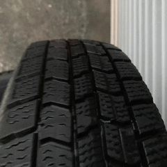 No.147 スタットレスタイヤ145/80R13 4H PCD100 アルミホイール付4本セットの画像