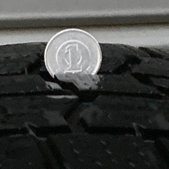 No.147 スタットレスタイヤ145/80R13 4H PCD100 アルミホイール付4本セットの画像