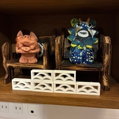 花ブロック　ミニチュア（6個）
の画像