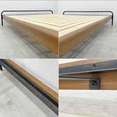 ジャーナルスタンダードファニチャー　ベッドフレーム　ダブルサイズの画像