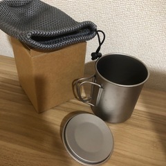 マグ・シェラカップ チタン シングルマグ 450ml コップ 軽量 アウトドア キャンプの画像