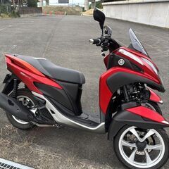 普通免許仕様トリシティ125 側車付登録済 7,930km 自賠責R12年2月まで機関良好 乗って帰れます。の画像