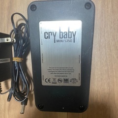 Cry Baby Mini 535Q ワウペダル（アダプター付き・美品・動作良好）の画像