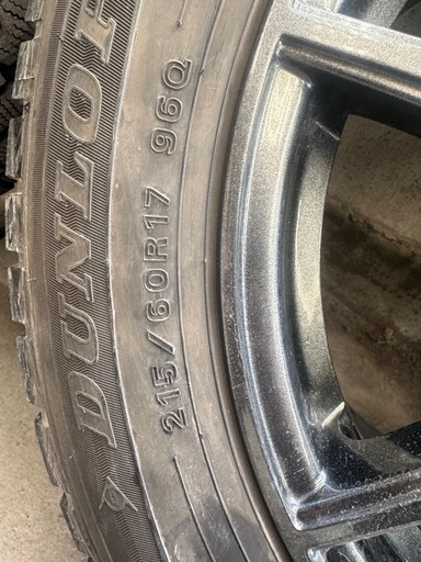 ダンロップ 冬用タイヤ＆ホイールセット 04本  215/60R17