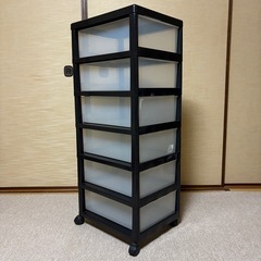 収納ケース　6段　キャスター付き　チェスト　の画像