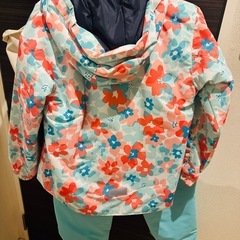 スノボ､スキーウェア上下セット　子供用　130の画像