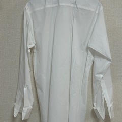 ホワイト 長袖 フォーマルシャツ　ウエディングの画像
