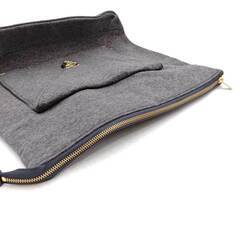 【未使用】ACCOMMODE アコモデ 2WAY スウェット バックパック トートバッグ グレー LT061 レディースの画像