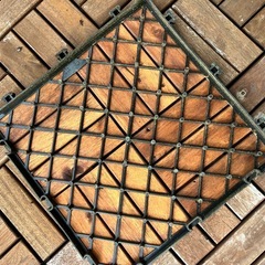 【譲渡先決定】カインズ　ウッドタイル36枚の画像