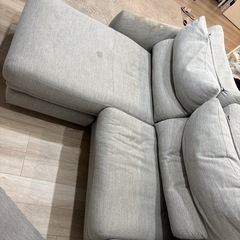 ニトリ３人掛けソファーの画像