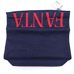 【未使用】ACCOMMODE アコモデ スマイリー クラッチバッグ SMILEY バッグ ネイビー FF152 レディースの画像