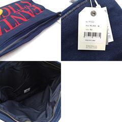 【未使用】ACCOMMODE アコモデ スマイリー クラッチバッグ SMILEY バッグ ネイビー FF152 レディースの画像