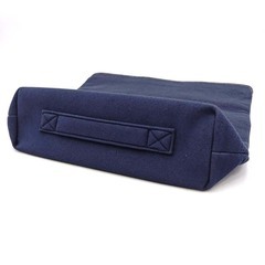 【未使用】ACCOMMODE アコモデ スマイリー クラッチバッグ SMILEY バッグ ネイビー FF152 レディースの画像