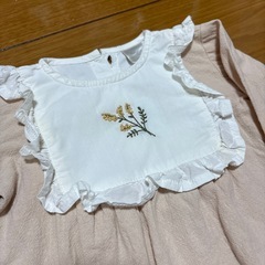刺繍 ロンパース 70の画像