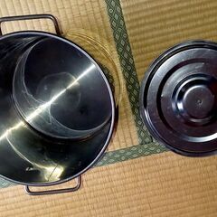 ステンレス両手鍋　25㎝　x　25㎝の画像