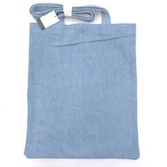 【未使用】サンリオ キャラクター キティーちゃん マイメロ キキララ 他 翠光舎 デニム トートバッグ SRC013の画像