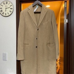 【本日限定値下げ】大人気ブランド LARDINI ラルディーニ チェスターコート 袖元は人気の本切羽仕立て こなれ感抜群なお洒落コート☆  made in ITALY 参考価格：¥165,000- ※＋¥5,000-にて本切羽へ仕立て済みの画像