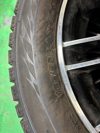 165/65R14 タイヤホイールセット　スタッドレス　4本