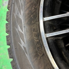 165/65R14 タイヤホイールセット　スタッドレス　4本の画像