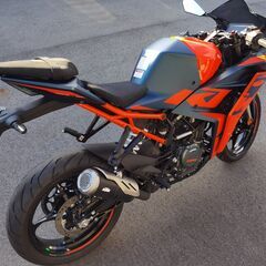 KTM　RC390　1KM　2024年式　極上車　登録済　未使用車　ピカピカ　売り切れ　車検令和9年5月　詳細写真、始動動画ありの画像