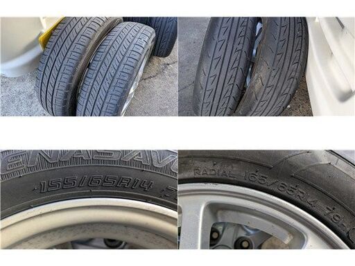 14インチ　軽自動車　用ハイゼットトラックにはめていた物です　　４本
