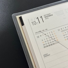 ハイタイドB6手帳(2025年10月始まり)の画像