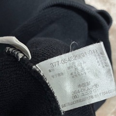 ユニクロ　トレーナー　Sサイズ　黒　ブラック　スウェットの画像