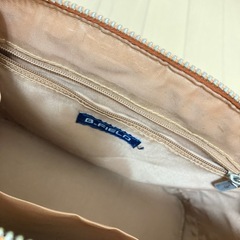 2wayバッグ   オレンジ 茶系  ショルダー ハンドバッグの画像