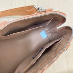 2wayバッグ   オレンジ 茶系  ショルダー ハンドバッグの画像