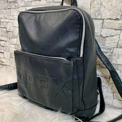 sorridere ソリデル   APEX レディースレ ザー調 リュックサック バック 黒の画像