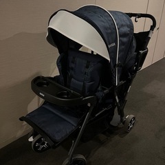 カトージ　2人乗りベビーカーの画像