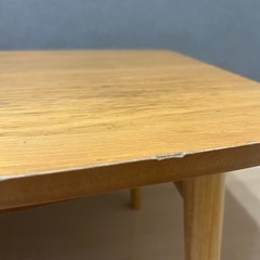 北欧　木製ローテーブル  の画像